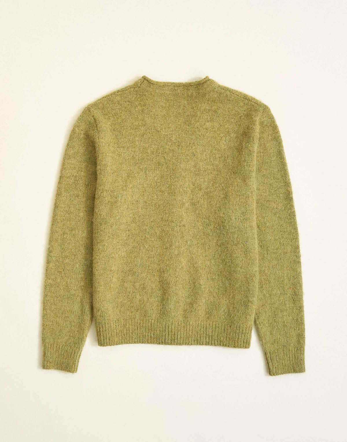 Topman classic fit brushed knitted cardigan in green