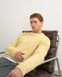 Topman relaxed fit loose knit jumper in yellow