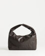 Topshop Savan woven small shoulder bag in chocolate