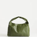 Topshop Savan woven small shoulder bag in green