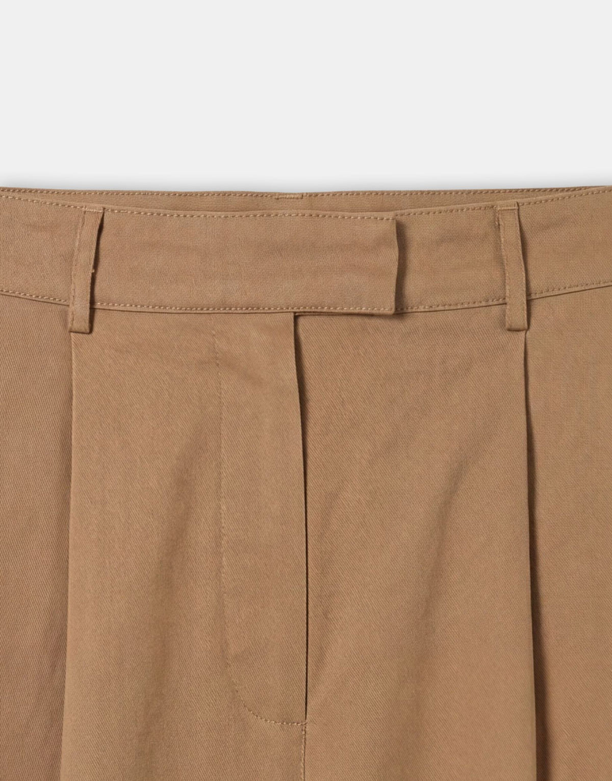 Topshop longline bermuda cargo short in ecru
