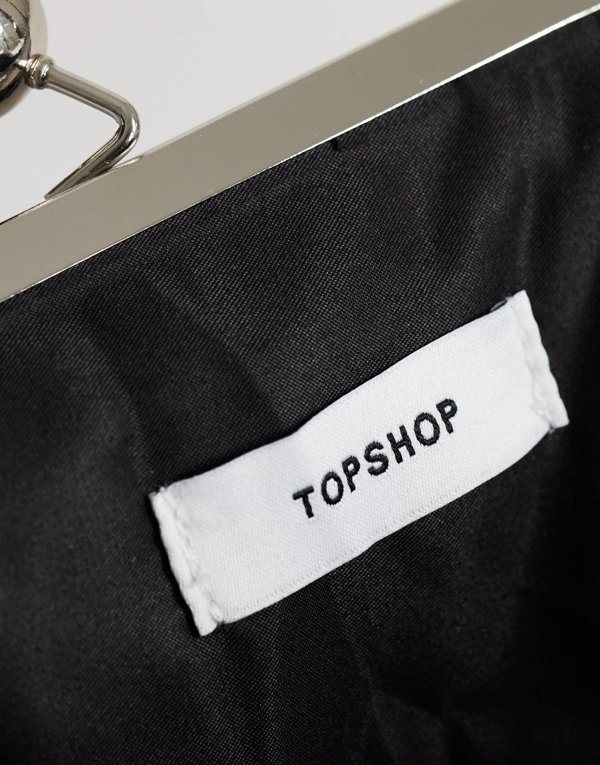 Topshop Clover small clutch bag in aubergine