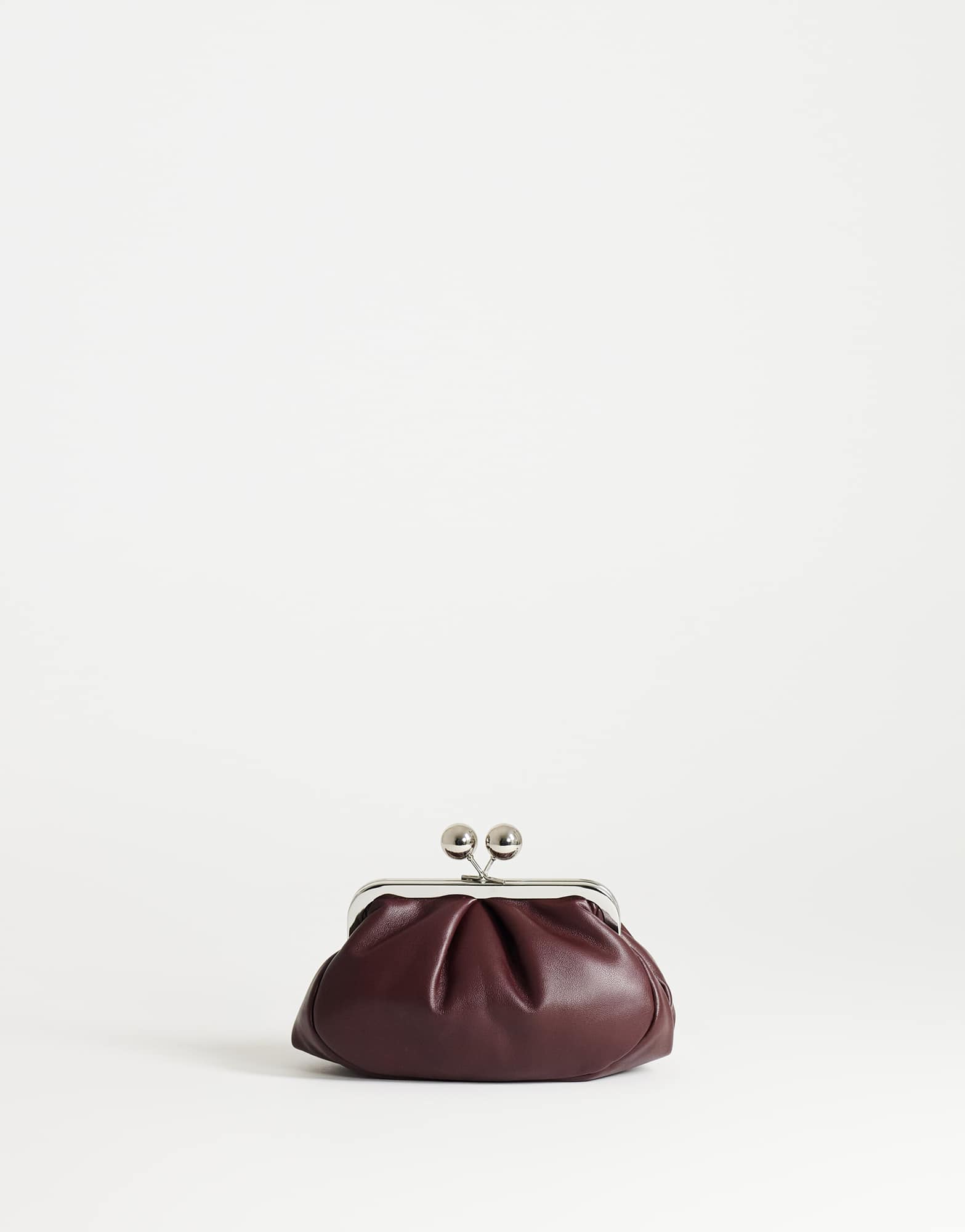 Topshop Clover small clutch bag in aubergine