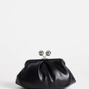 Topshop Clover small clutch bag in black in black