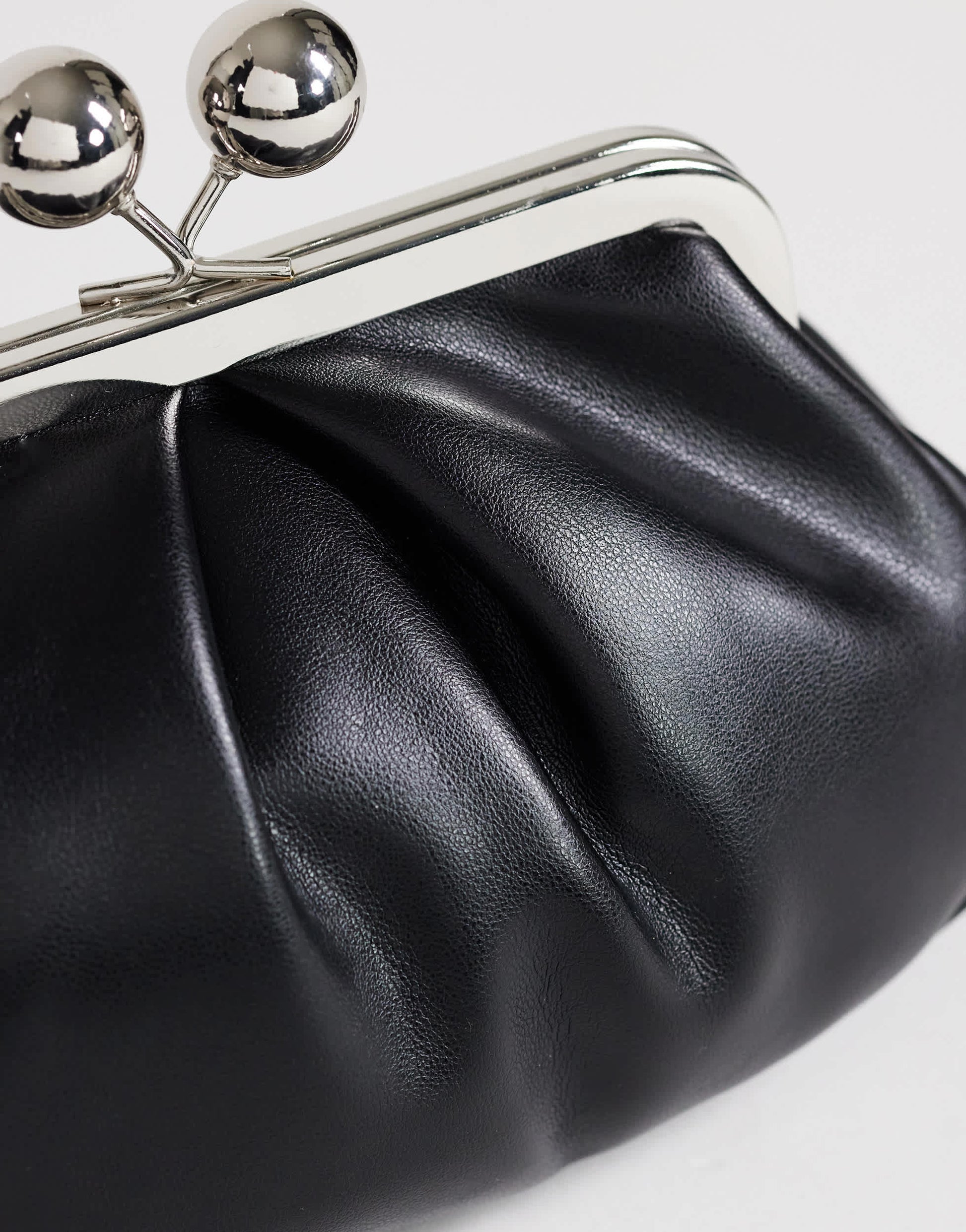 Topshop Clover small clutch bag in black in black