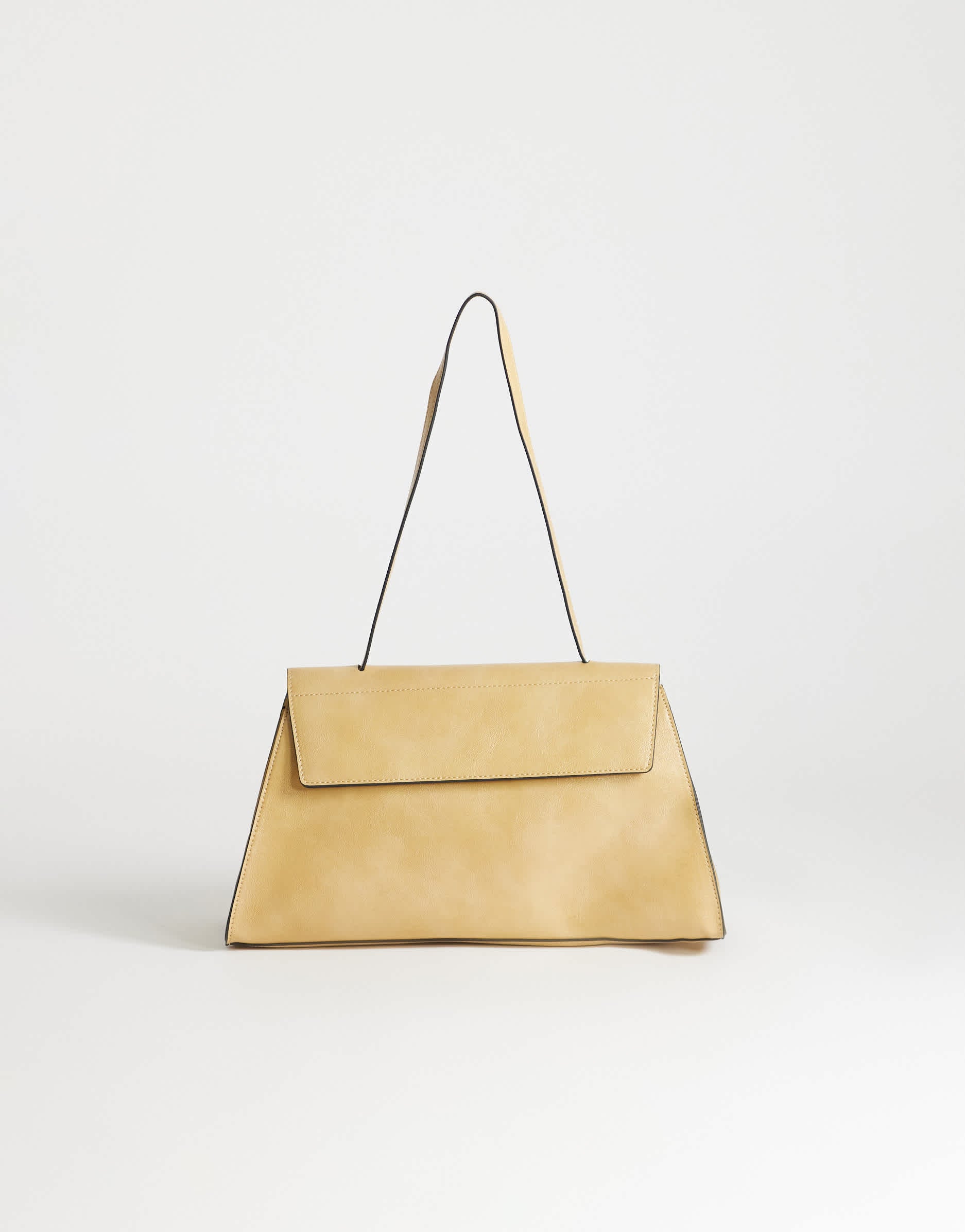 Topshop Stevey medium shoulder bag in buttermilk