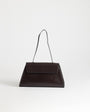 Topshop Stevey medium shoulder bag in chocolate