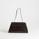Topshop Stevey medium shoulder bag in chocolate