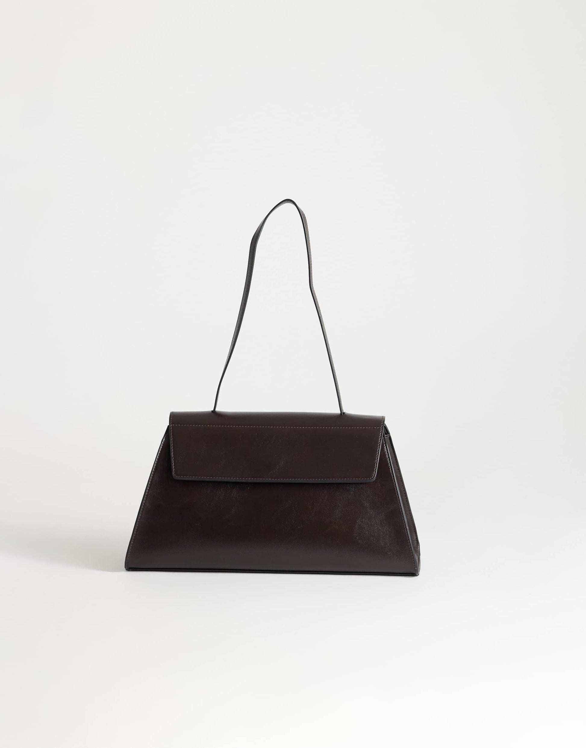 Topshop Stevey shoulder bag in chocolate