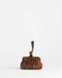 Topshop Jade mini wristlet grab bag in tiger print