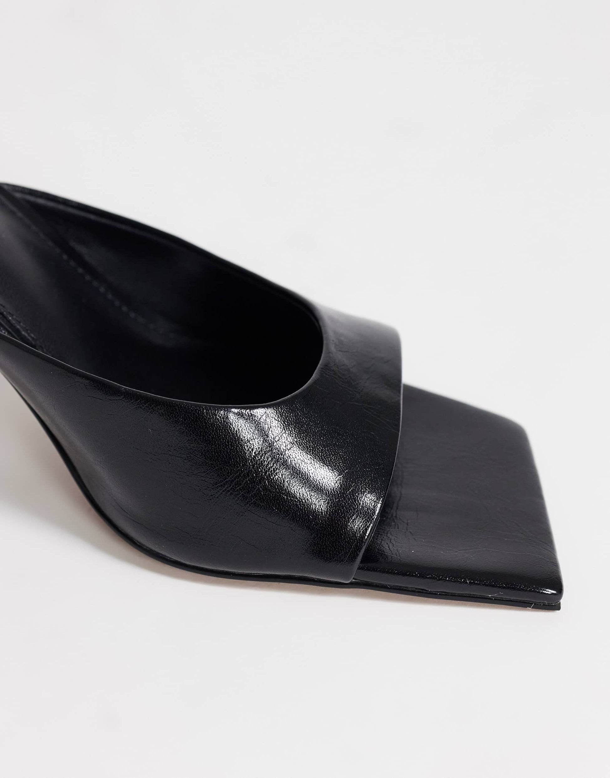 Topshop Octavia strappy high diamante heel sandal in black