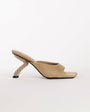 Topshop Octavia strappy high diamante heel sandal in taupe