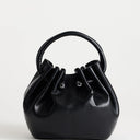 Topshop Paige medium ring handle grab bag in black