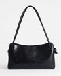 Topshop Schelby medium flat bowler in black