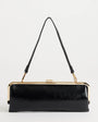 Topshop Poppy small rectangle clasp shoulder bag in black