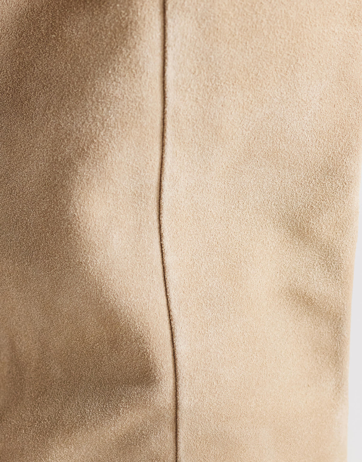 Topshop Pablo real suede slim western boot in taupe