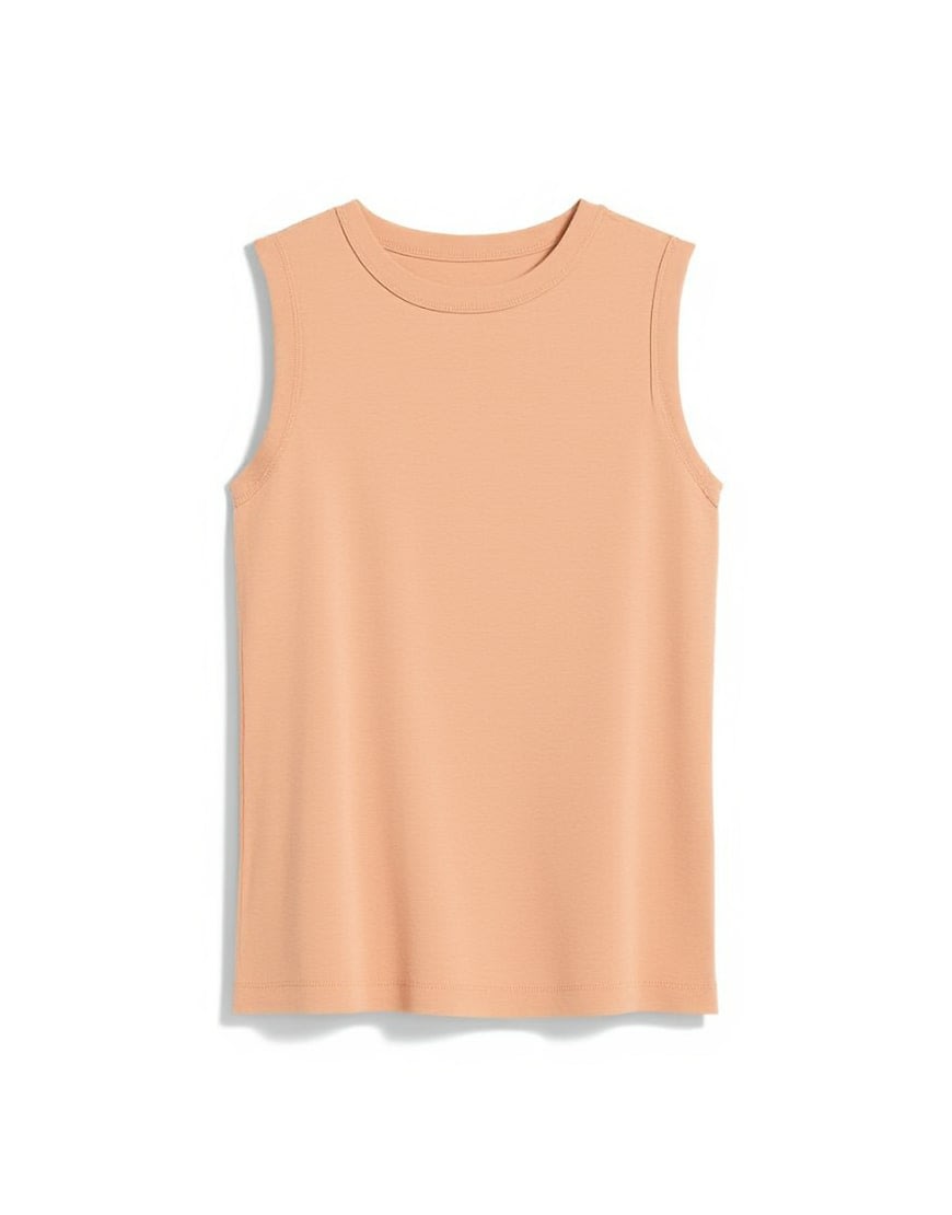 Topshop slim tank in peach