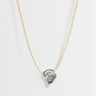 Topshop Mika rope choker with shell pendant in off white and silver