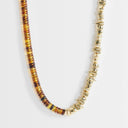 Collier Topshop Mateo perlé doré et orange