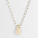 Collier pendentif goutte Matilda Topshop doré