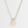 Collier pendentif goutte Matilda Topshop doré