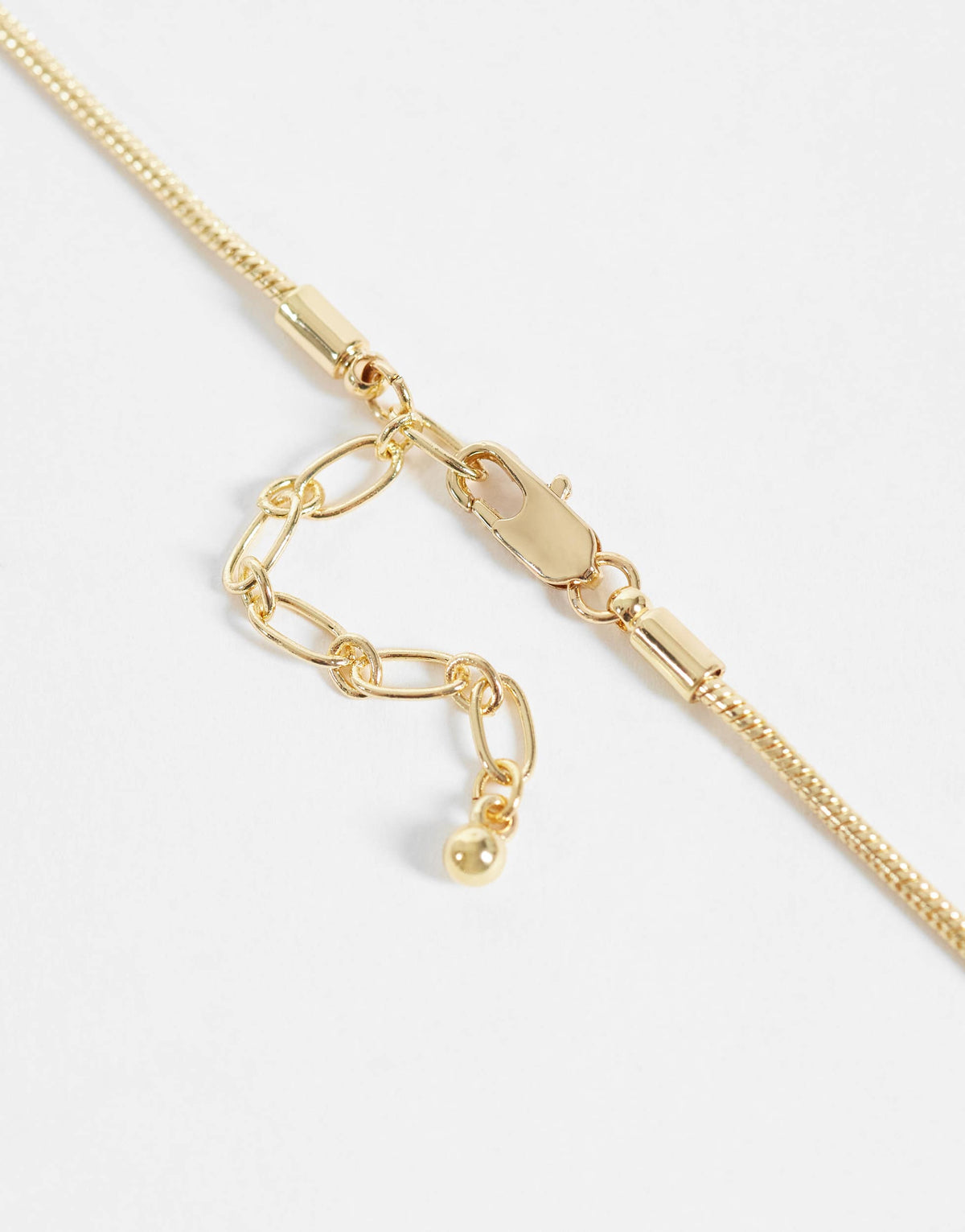 Topshop Matilda teardrop pendant necklace in gold