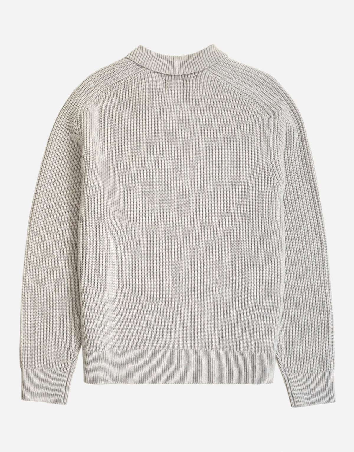 Topman classic fit knitted polo in grey