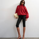 Topshop anorak jacket in red