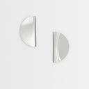 Topshop Della statement stud earrings in silver