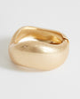 Topshop Flavia chunky bangle in gold