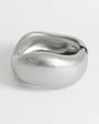 Topshop Flavia chunky bangle in silver