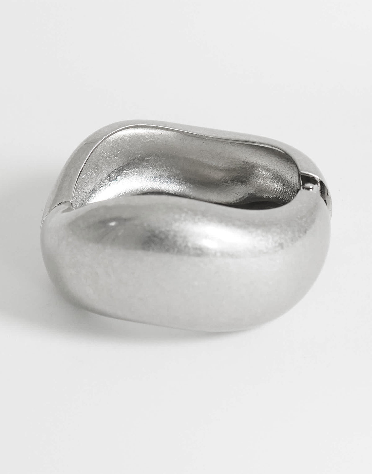 Topshop Flavia chunky bangle in silver
