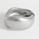 Topshop Flavia chunky bangle in silver