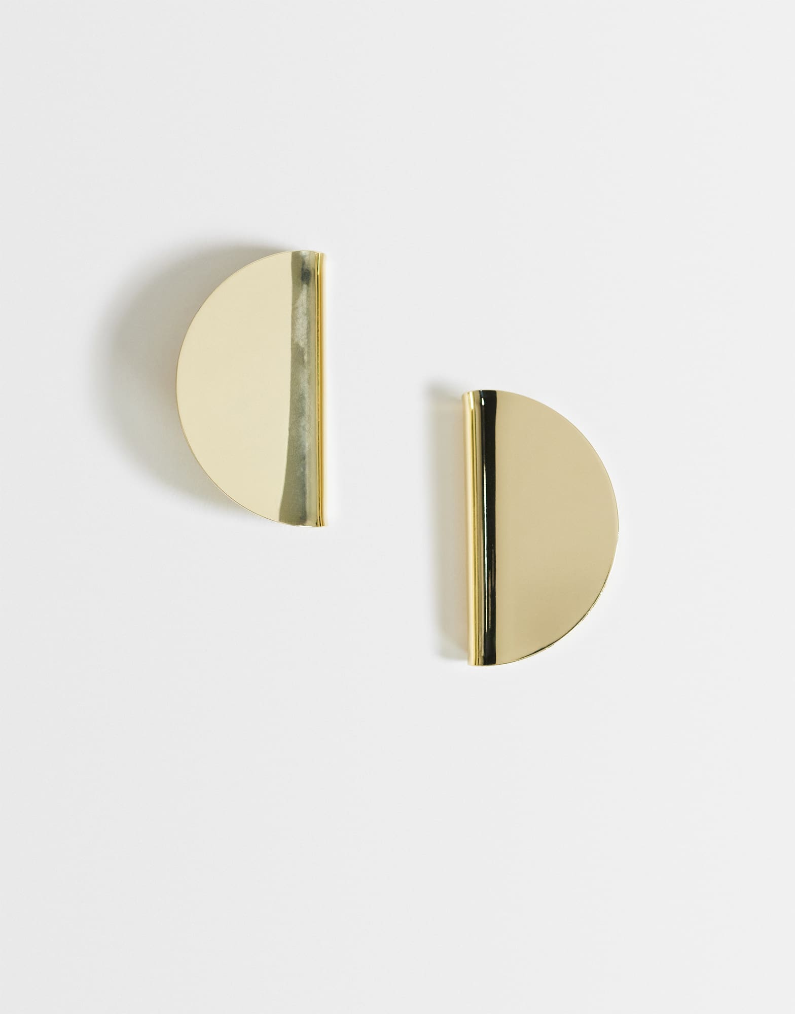 Topshop Della statement stud earrings in gold