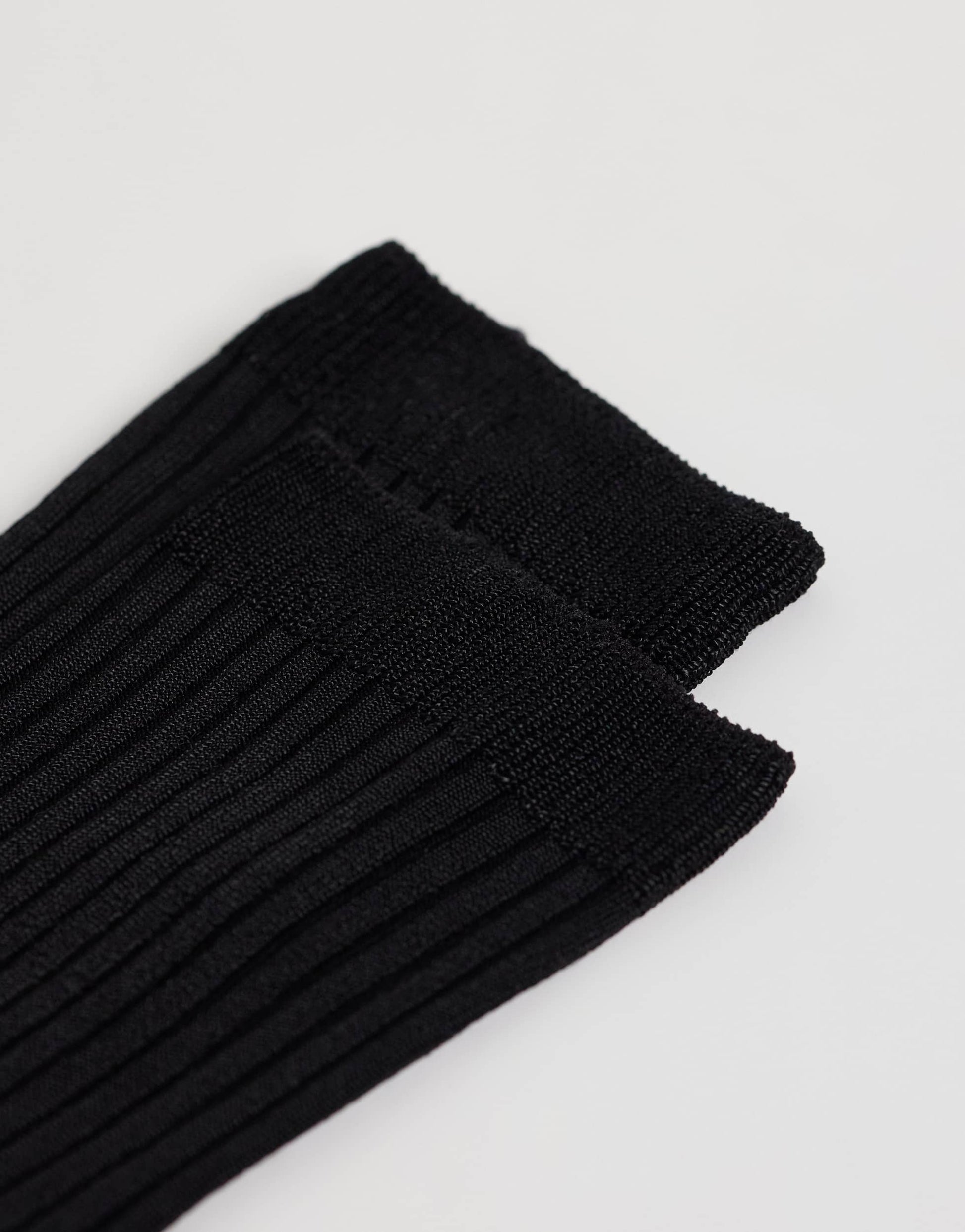 Topshop Lillie ribbed socks in black