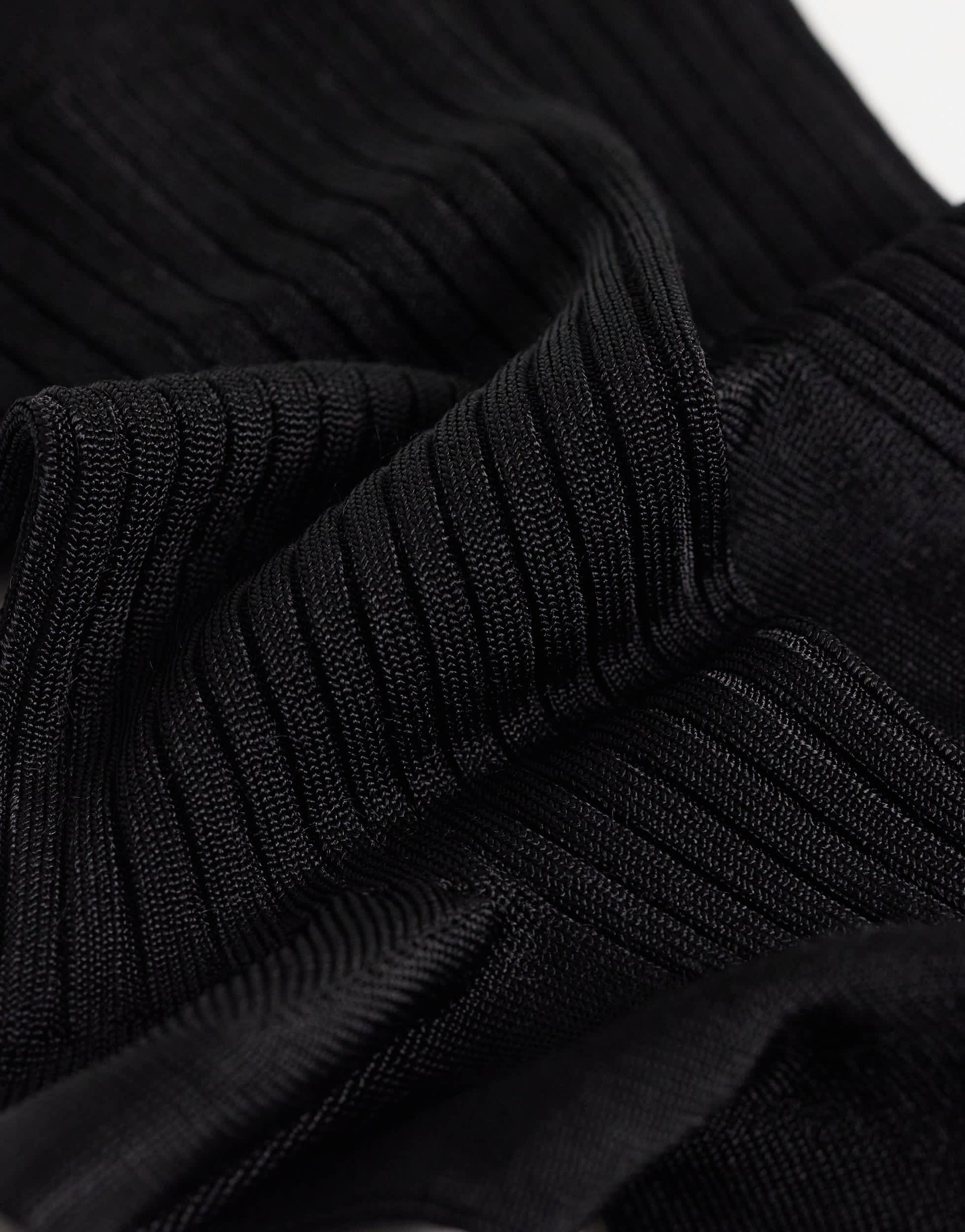 Topshop Lillie ribbed socks in black