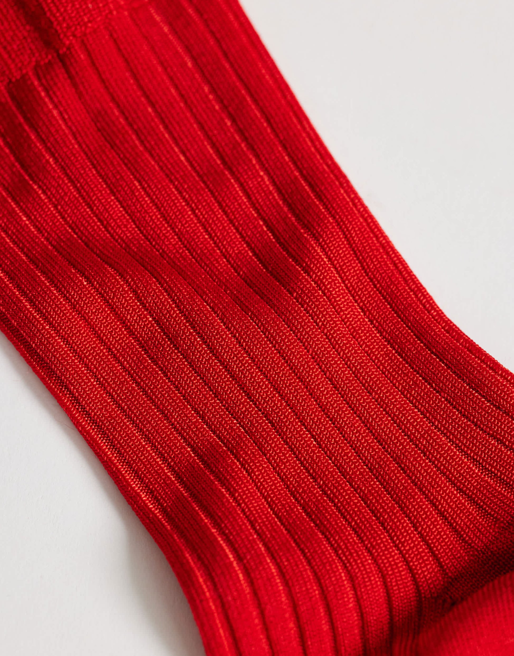 Topshop Lillie ribbed socks in red