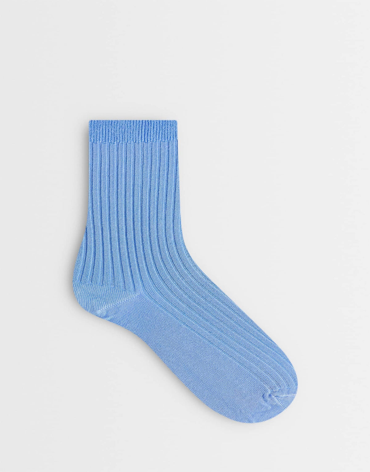 Topshop Lillie ribbed socks in blue