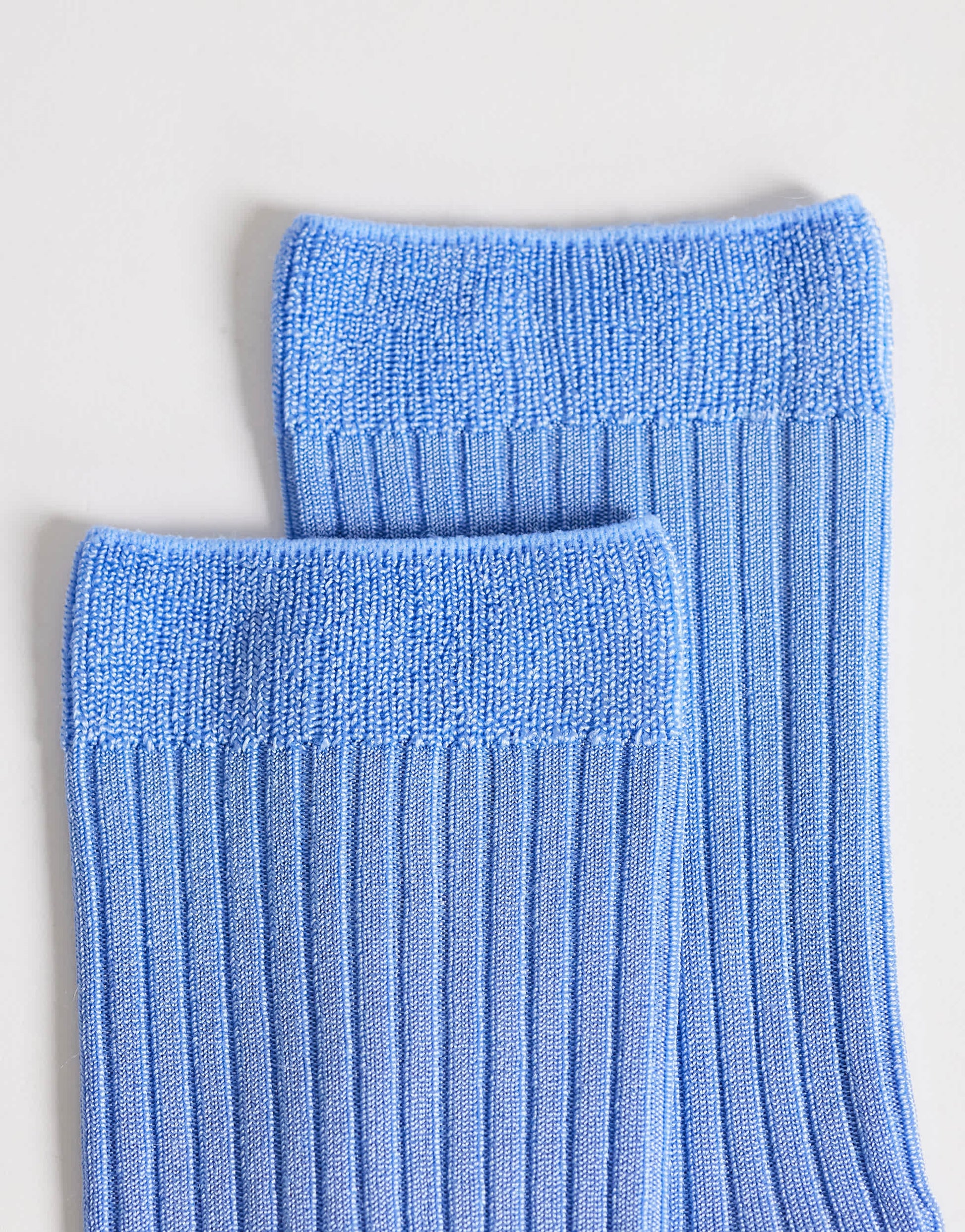 Topshop Lillie ribbed socks in blue