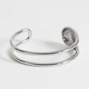Topshop Femi cuff bracelet in silver