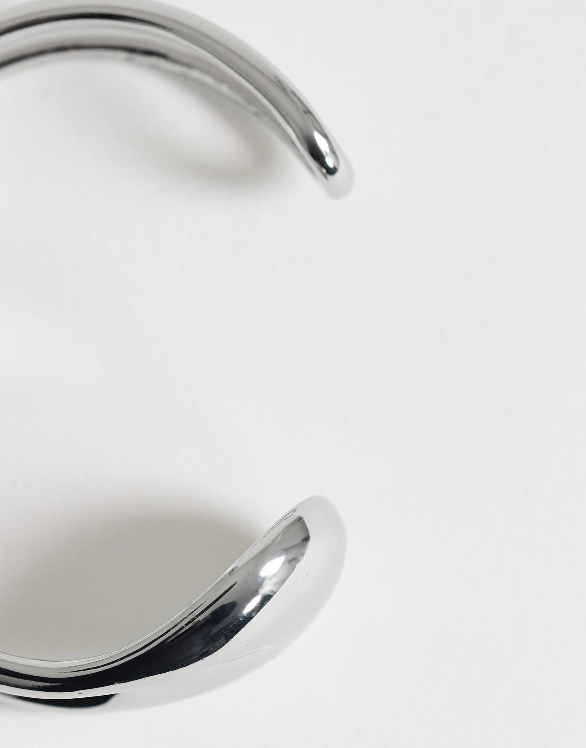 Topshop Femi cuff bracelet in silver