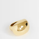 Topshop Roy waterproof stainless steel asymmetric ring in gold