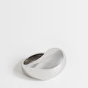 Topshop Roy waterproof stainless steel asymmetric ring in silver