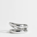 Topshop Rosie waterproof stainless steel ring in silver