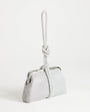 Topshop Jade small wristlet grab bag in silver diamante