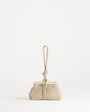 Topshop Jade small wristlet grab bag in gold diamante