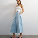 Topshop A line culotte in cornflower blue