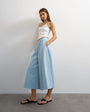Topshop A line culotte in cornflower blue