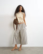 Topshop A line culotte in stripe