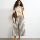 Topshop A line culotte in stripe